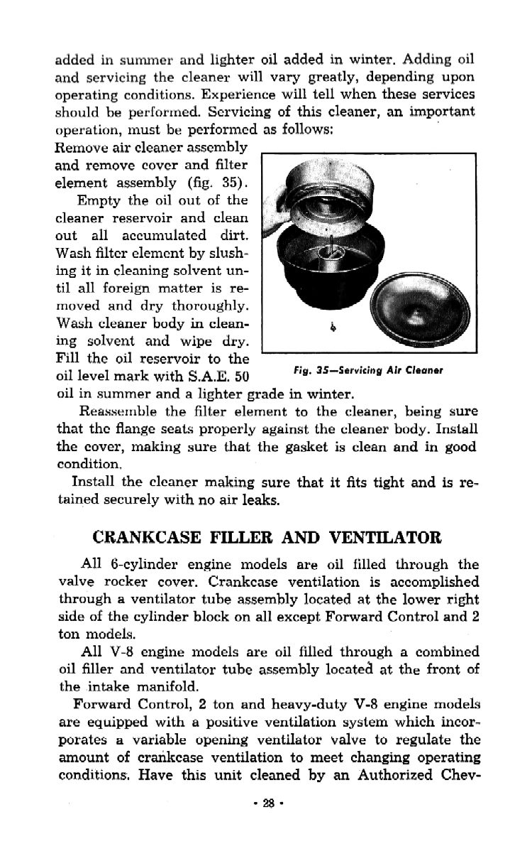 1957 Chevrolet Trucks Operators Manual Page 24